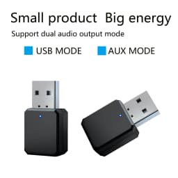 Bluetooth 5.0 Car Kit Wireless Music 3.5Mm Aux Usb Power Audio Receiver Adapter Auto Bluetooth Stereo for Car Radio Mp3