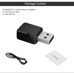 Bluetooth 5.0 Car Kit Wireless Music 3.5Mm Aux Usb Power Audio Receiver Adapter Auto Bluetooth Stereo for Car Radio Mp3