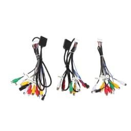 Car Stereo Radio Cable 20 Pin Plug RCA Output AUX Wire Harness Wiring Connector With Fan Header For ZHANGXUN Android Navigation