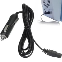 2m 12V Power Adapter Extension Cord For Car Mini Fridge Heat-resistant Plug Cigarette Lighter Replacement Adapter
