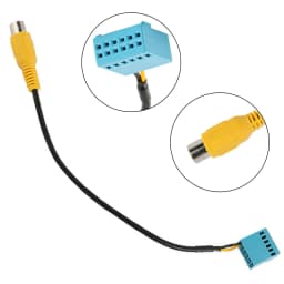 Car Rear View Camera RVC MIB RCA Cable 12Pin Adapter For Golf VI For Passat B6 For Touran MIB RCD330 RCD330G