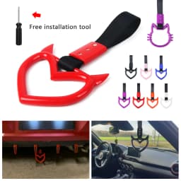 New Shape Tsurikawa JDM Train Bus Handle Hand Strap Drift Charm Strap Drift Warning Ring for Car Rear Bumper Supplies