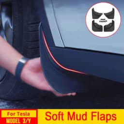 Original Type Mud Flaps for Tesla Model Y Juniper Model 3 YL 2025 2026 Mudflap Guards Wheel Fender MudGuard Travel Accessories