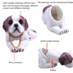 Car Ornaments Doll Husky Beagle St Bernard Shepherd Shake Head Dog Duck Decoration Auto Interior Accessories Cute Creative Gifts