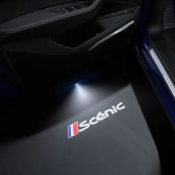 1/2PCS For Captur Scenic Twingo RS GT Sport Car Door Welcome Lights Laser Projector Logo Wireless Sensing Accessorie