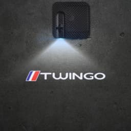 1/2PCS For Captur Scenic Twingo RS GT Sport Car Door Welcome Lights Laser Projector Logo Wireless Sensing Accessorie