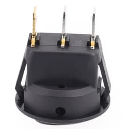 Round Rocker Switch 12V 20A Round Toggle Switch Car 3 Pin Rocker/Parking Off Switch Front Rear Walking Sensor Interior Accessory
