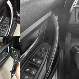 Car Inner Handle Interior Door Handles Door Panel Pull Trim Cover Black Front Rear Left Right For BMW F30 F80 F31 F32 F34 F35