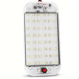 Universal Ceiling Light Bright Car Indoor Lamp With ON/OFF Switch 48LEDs Interior Dome Light For Box Trucks, Campers, Boats, RVs