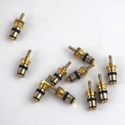 10pcs Car Automotive A/C Air Conditioning Valve Core Brass for Volvo Citroen Fukang Elysee Copper