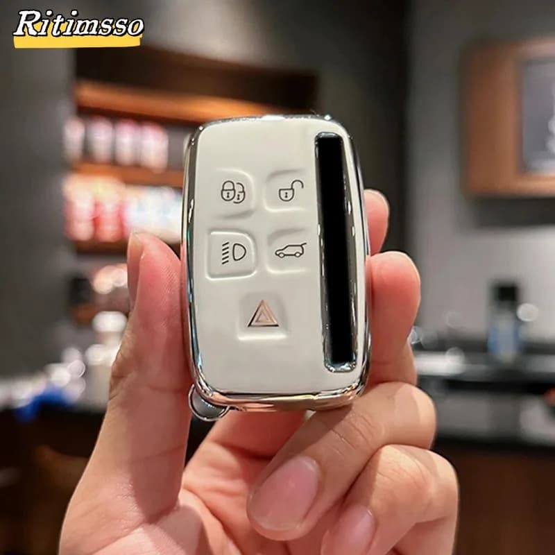 TPU Car Key Case Cover for Land Rover A9 Range Rover Sport Evoque Freelander Discovery 4 for Jaguar XE XJ XJL XF Accessories