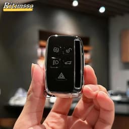 TPU Car Key Case Cover for Land Rover A9 Range Rover Sport Evoque Freelander Discovery 4 for Jaguar XE XJ XJL XF Accessories