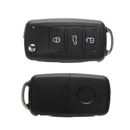 3 Buttons Remote Flip Blank Covers Car Keys For VW Car Key Shell for Volkswagen Golf Jetta Polo Beetle Caddy Eos Scirocco Touran