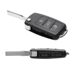 3 Buttons Remote Flip Blank Covers Car Keys For VW Car Key Shell for Volkswagen Golf Jetta Polo Beetle Caddy Eos Scirocco Touran