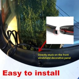 1.7m Car Rubber Seal Strips Seal Protector Sticker Window Edge Windshield Roof Rubber Sealing Strip Noise Insulation Accessories