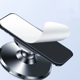 Strong Magnetic Suction Soft Base Car Mobile Phone Holder 360 ° Rotation Dashboard Arc Plane Universal