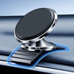 Strong Magnetic Suction Soft Base Car Mobile Phone Holder 360 ° Rotation Dashboard Arc Plane Universal