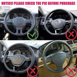 Chrome Car Steering Wheel Sticker Cover Sequin Trim For Golf 6 MK6 MK5 Steering Wheel Sequin Patch For Volkswagen For Polo