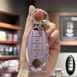 Key Fob Cover Keychain Lanyard for Nissan Altima Rogue Sentra Pathfinder Frontier Maxima Titan Murano Kicks Juke Versa Arma