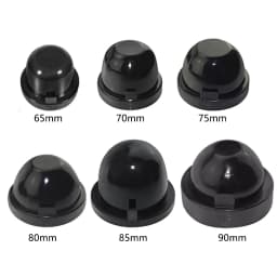 1 Pair Universal High Quality Car LED/HID Headlight Lamp Dust Cover 65mm 70mm 75mm 80mm 85mm 90mm Silicone Seal Cap