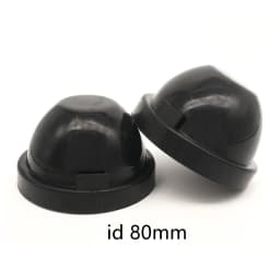 1 Pair Universal High Quality Car LED/HID Headlight Lamp Dust Cover 65mm 70mm 75mm 80mm 85mm 90mm Silicone Seal Cap