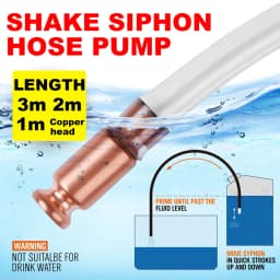 Self Suction Oil Pump Copper Filler Pipe Manual Pumping Oil Pipe Fittings Siphon Connector Fuel Water Shaker Siphon