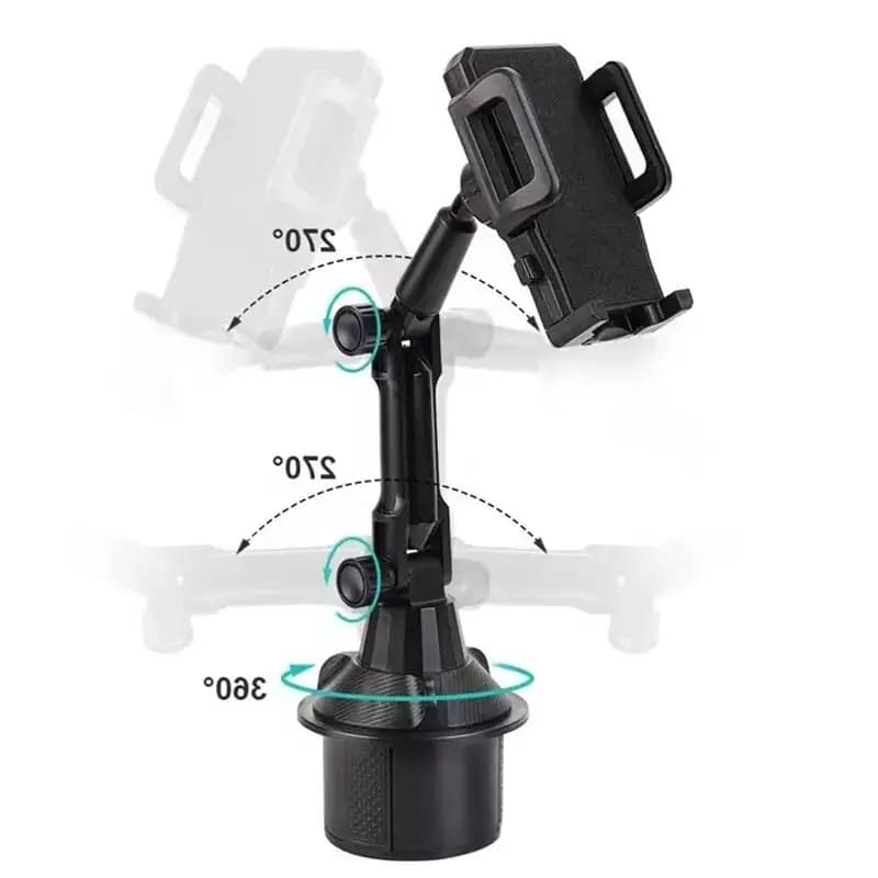 Universal Car Cup Mount Phone Holder Stand Cradle for iPhone 3-7" Cellphone Smartphones GPS