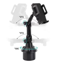 Universal Car Cup Mount Phone Holder Stand Cradle for iPhone 3-7" Cellphone Smartphones GPS
