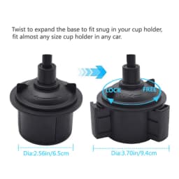 Universal Car Cup Mount Phone Holder Stand Cradle for iPhone 3-7" Cellphone Smartphones GPS