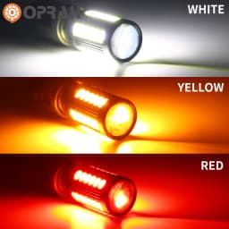 2pcs LED 1156 BA15S P21W 1157 BAU15S PY21W P21/5W BAY15D For Car Truck ATV Light Canbus 5630SMD Turn Signal Lamp DRL Bulb 12V24V