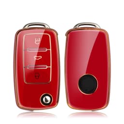 TPU Car Key Case Cover for VW Volkswagen Polo Tiguan Passat B5 B6 B7 Golf 4 5 6 MK6 Jetta Lavida Skoda Octavia Seat Leon Altea