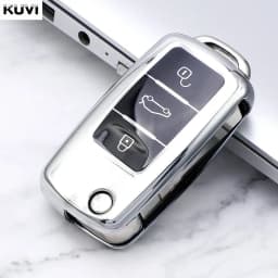 TPU Car Key Case Cover for VW Volkswagen Polo Tiguan Passat B5 B6 B7 Golf 4 5 6 MK6 Jetta Lavida Skoda Octavia Seat Leon Altea