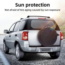 1/2/4PCS Polyester Car Auto Wheel Tire Cover Protector Car Spare Tire Cover Tyre Wheel Covers For Vehicles Dustproof Tire Bags