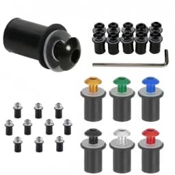 5mm 10PCS Motorcycle Windscreen Windshield Bolts Screws Nut Fastener For Suzuki GSXR 600 750 1000 K1 K2 K3 K4 K5 K6 K7 K8 K9 K11