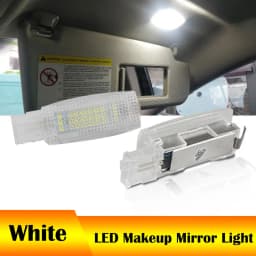 2/10PCS OEM# 1K094710971N For VW Golf 4 5 6 7 Passat B5 B6 B7 Car LED Bulb Interior Sun Visor Vanity Mirror Lamps for Volkswagen