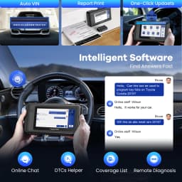 MUCAR VO6 OBD2 Car Diagnostic Tool Full System Auto Scanner Code Reader ABS Engine 28 Resets Oil Scan Tools Lifetime Free Update