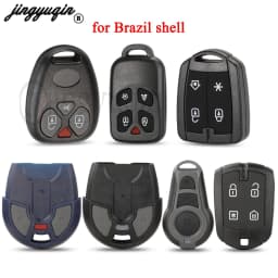 jingyuqin New 2/3/4 Buttons For Brazil Positron Alarm Remote Car Key Case Cover Shell Auto Parts Replacement