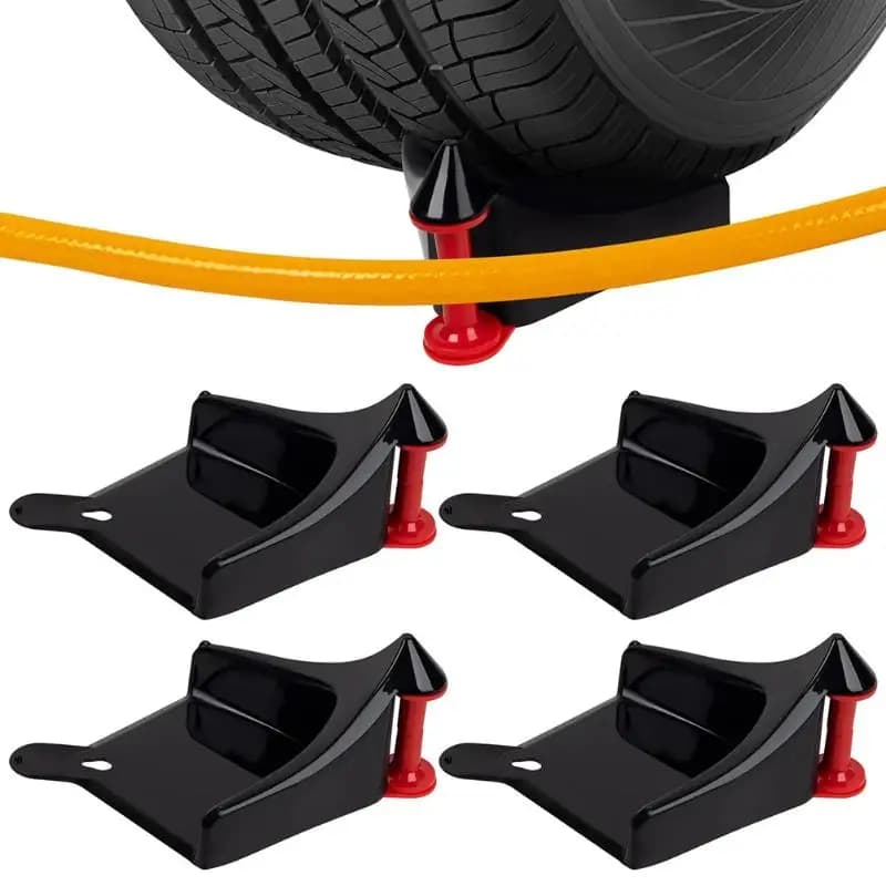 2026 Slide Tire Wedge Car Wash Tube Anti-pinch Tools Hose Guides Wheel Prevent Detailing/Washing Tool