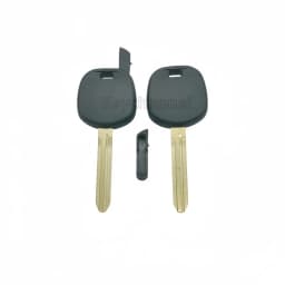 10pcs Toy43 Car Key Chip Shell Transponder Key Case Blade Key Spare Key for Toyota Corolla Camry Rav4 Yaris Vios Fortuner Hilux