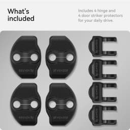 YZ For Tesla Model 3 Y YL Highland Juniper Car Door Lock & Hinge Cover Shock Absorber Soundproof Cushion Rubber 2026 Decoratingg