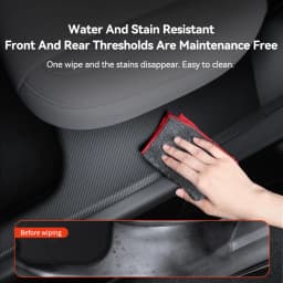 YZ for Tesla Model 3 Y Highland Juniper 2021-2025 rear door sill protection strip seat anti-kick pad corner guard accessory