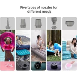 Portable Air Pump Camping Mattress Wireless Inflator Rechargeable Air Cushion Inflator Hiking Air Cushion Inflator/Deflator Pump