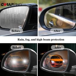 4PCS Car Rainproof Film 2 Auto Rearview Mirror 2 Side Windows Rainproof Film Waterproof Anti-fog Car Stickers for Car Accessorie