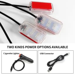 Foot Light Car Accessories LED Car Interior Ambient Foot Light with USB Atmosphere Decorative Lamps