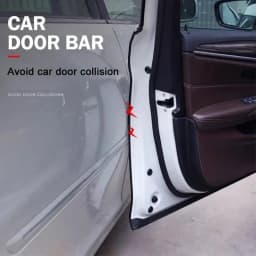 2/5M Car Door Edge Rubber Scratch Protection U Type Protection Strips Anti Collision Rubber Sealing Trim for Car By Protector
