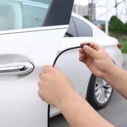 2/5M Car Door Edge Rubber Scratch Protection U Type Protection Strips Anti Collision Rubber Sealing Trim for Car By Protector