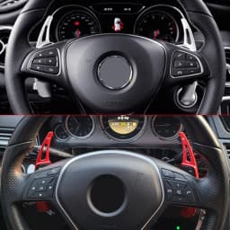 For Mercedes Benz A B Class W447 W176 W246 MB SLK R172 CLA C117 GLA X156 Car Steering Wheel Paddles Shifter Extender Accessories