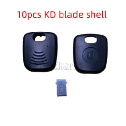 10pcs KD Key Blade Shell Car Chip Key Case Spare Chip Key Shell KD Xhorse Blade Head Chip Place Shell for Golf Renault Fiat