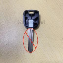 10pcs KD Key Blade Shell Car Chip Key Case Spare Chip Key Shell KD Xhorse Blade Head Chip Place Shell for Golf Renault Fiat
