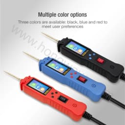 12 24V P100 P200 Automotive Circuit Tester Power Circuit Probe Electrical Tester Continuity Voltage Lamp Testing Tool 2M Cable